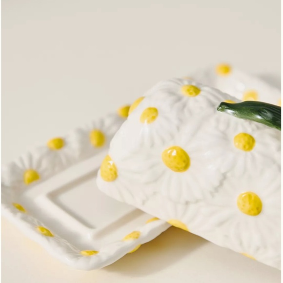 Anthropologie "Butter dish in daisies" NWT - Picture 4 of 4